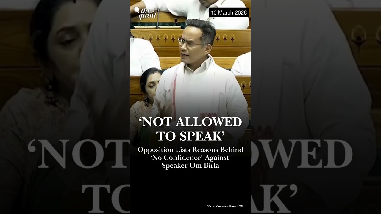 Not Allowed to Speak: Congress Lists Reasons Behind 'No Confidence' Motion Against Speaker Om Birla