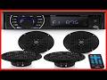 Pyle Marine Receiver & Speaker Kit Reliable Sound for Your Boat