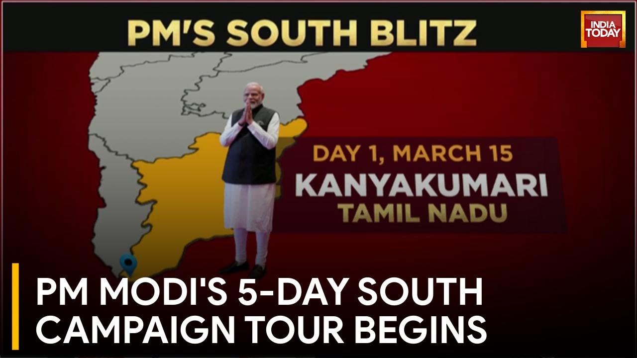 PM Modi's South Campaign Blitz: A Strategic Move Ahead of Lok Sabha Elections