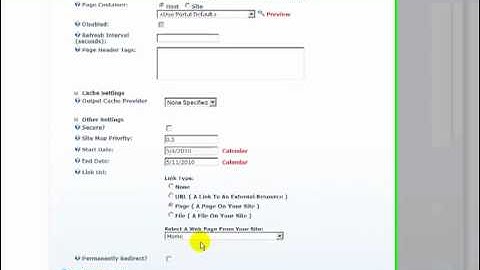 DotNetNuke Tutorial - Advanced page settings - Video #37