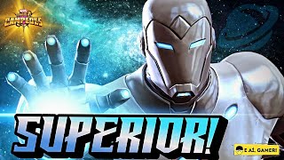 COMO USAR O HOMEM DE FERRO SUPERIOR | PÓS BUFF ⬆️ | REVIEW | MARVEL TORNEIO DE CAMPEÕES | MCOC