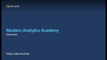00   Modern Analytics Academy   Overview