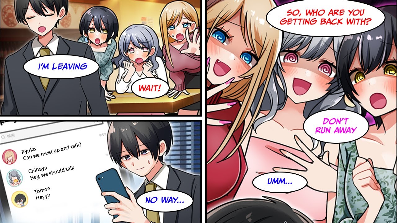 [Manga Dub] I ran into my three exes at a drinking party