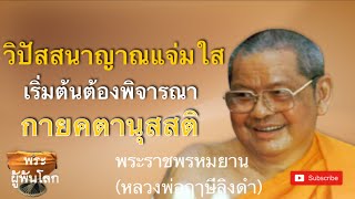 หลวงพ่อฤาษีลิงดำ(พระราชพรหมยาน)วิปัสสนาญาณแจ่มใส