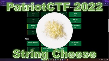 PatriotCTF 2022: String Cheese