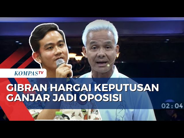 Ganjar Pilih Jadi Oposisi, Gibran: Mohon Dikawal dari Luar class=