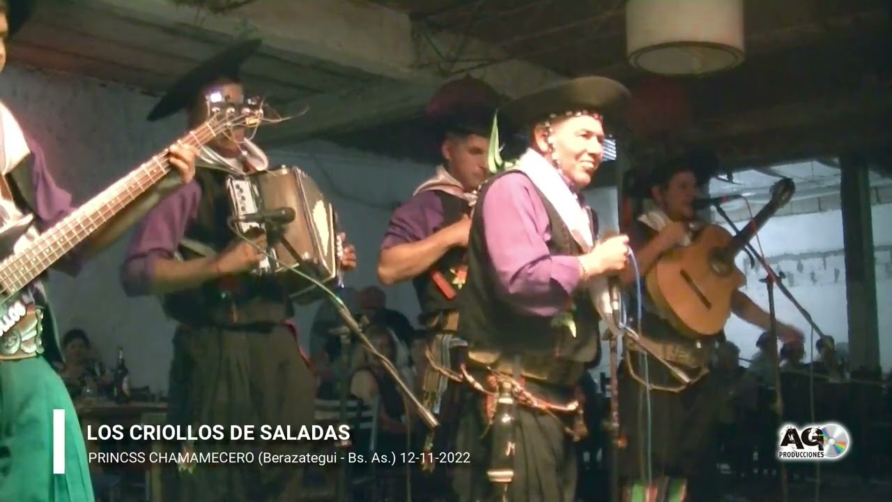 LOS CRIOLLOS DE SALADAS FESTEJANDO SUS 35 AÑOS  | PRINCSS CHAMAMECERO 12 11 2022 @A.G.Producciones