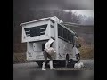 Sleeping in a 3-Room Luxury Motorhome During a Heavy Rainstormpart 1#camping #campinglife #ASMR