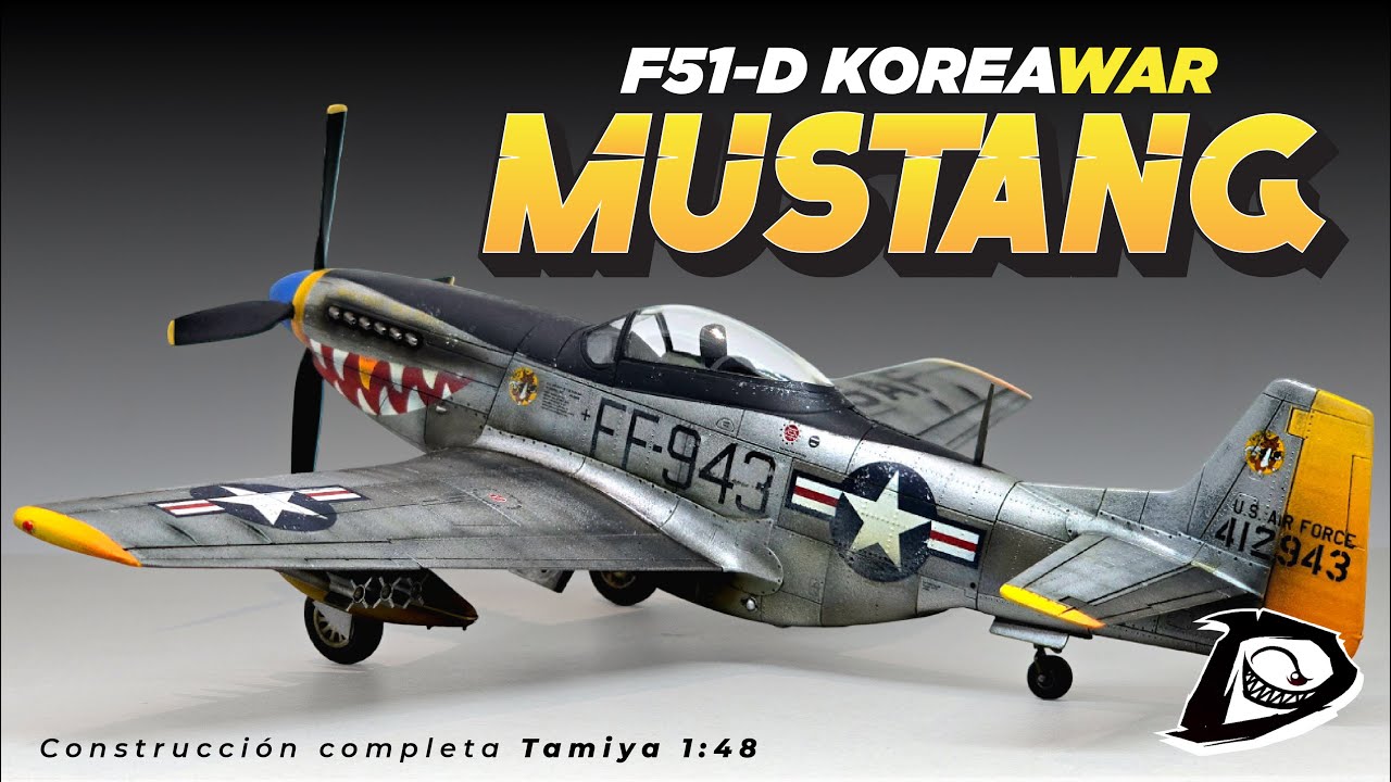 F51 D MUSTANG Tamiya 1/48 scale | Complete build | 4K - YouTube