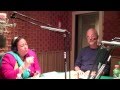 Devapath  guiding a meditation on a radio interview