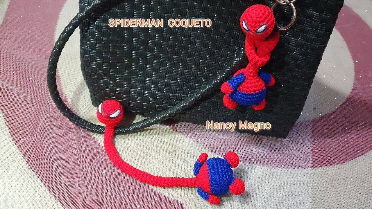 Como Tejer a Spider-Man a Crochet / Cuello Largo / Nancy Magno 🕷🕷🕷🕸🕸