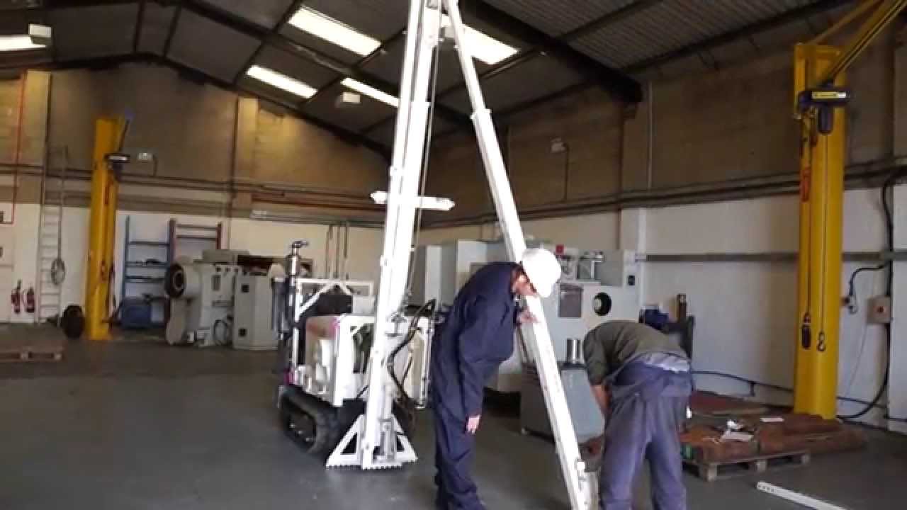 Dando 150 Rig Track Mounted Dando 1500 LHR- Rig Setup - YouTube