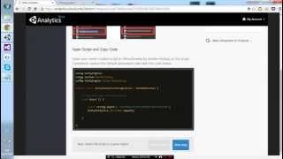 Как настроить Unity Analytics