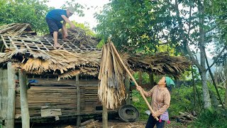 While renovating the chicken coop, Ms. Lien and Mr. Vinh are harboring new plans for the future.