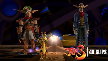 Jak, Daxter, & Veger Discover The Identity Of The Precursors | Jak 3 4K Clips
