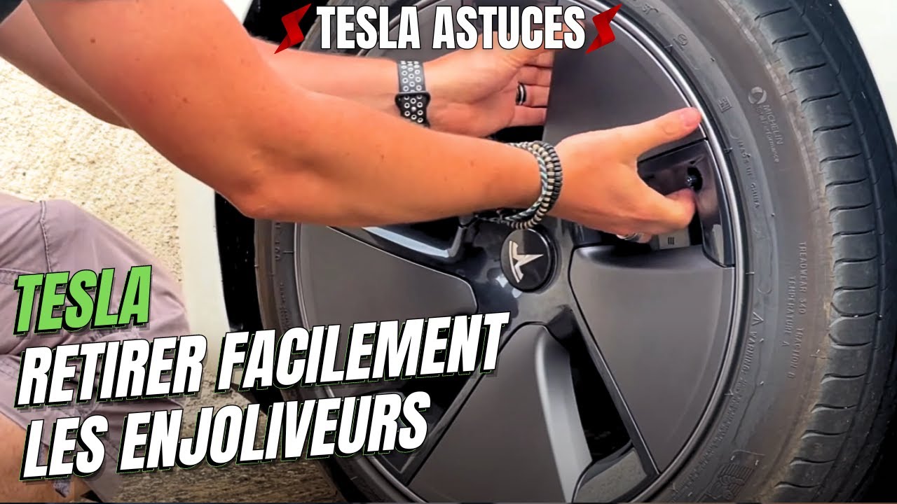 Outil de démontage du centre de roue Tesla