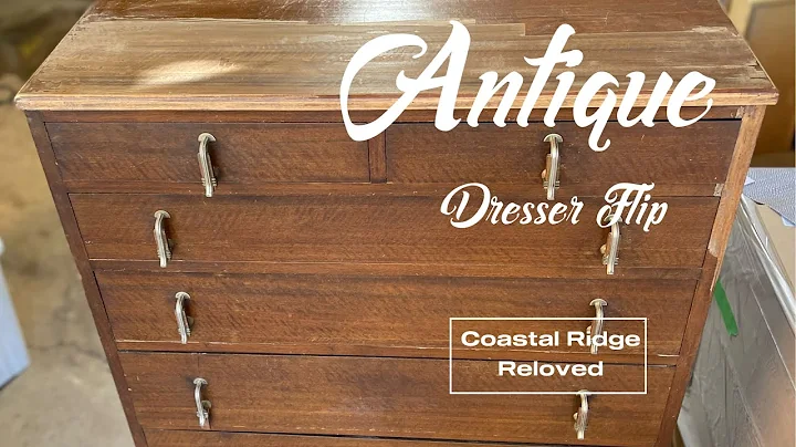 Refinish this Antique Dresser with me