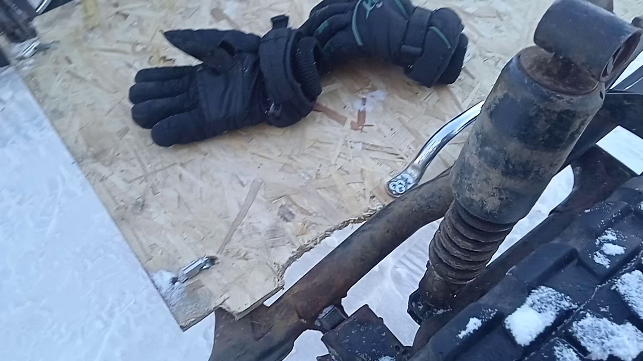 Минск с коляской от ижа. - YouTube