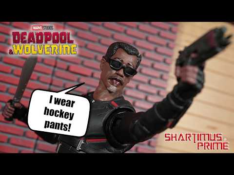 Marvel Legends Blade Deadpool Wolverine Marvel Studios Hasbro Wesley Snipes Action Figure Review