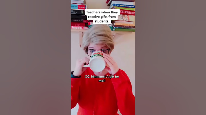 Teacher Receives Gifts From Students