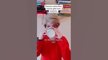 Teacher Receives Gifts From Students