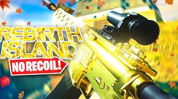 the BEST *NO RECOIL* M4A1 on REBIRTH ISLAND! 😱 (Best M4A1 Class Warzone)