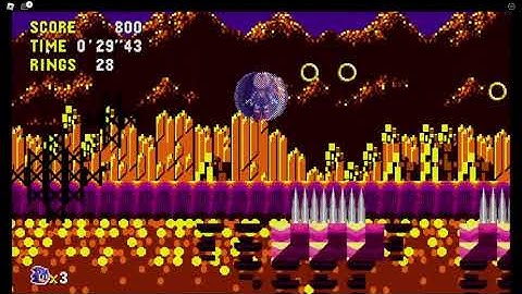 Collision Chaos Zone Act 1 Present Remake in Roblox Classic Sonic Simulator