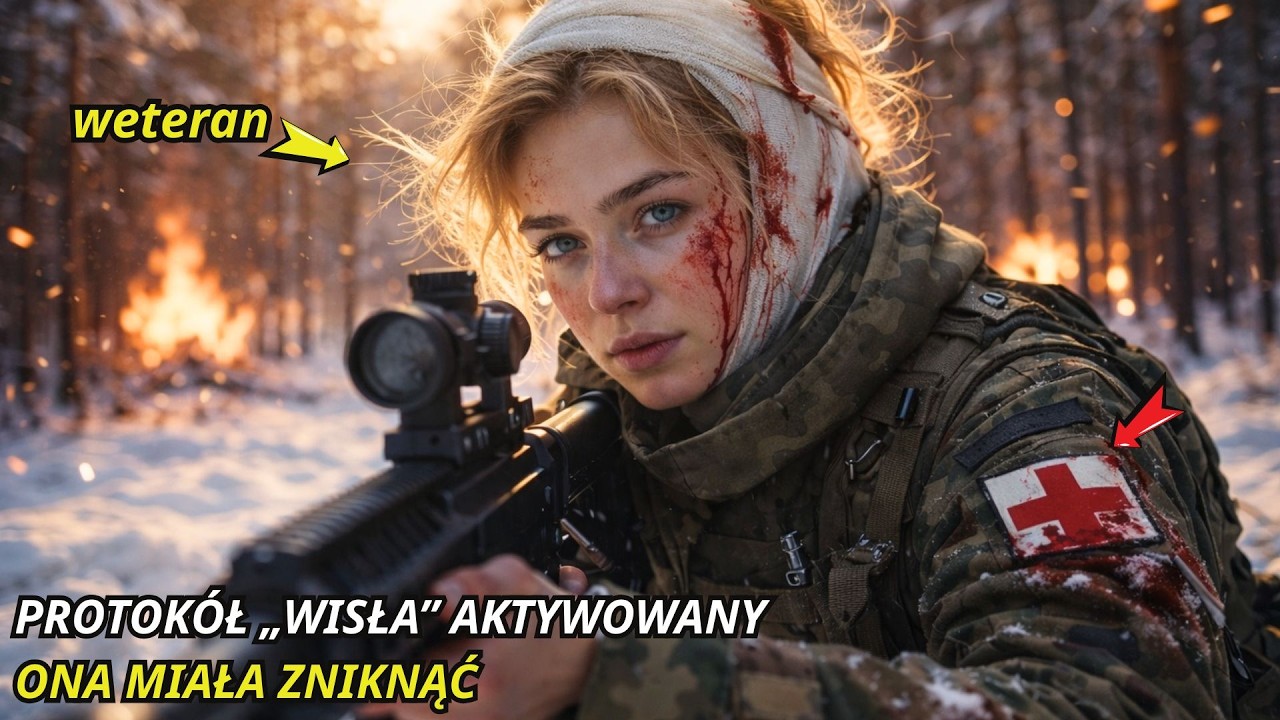 Zasadzka w śniegu – ranna sanitariuszka przejęła ogień