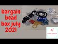 Bargain Bead Box July 2021 Subscription Summer Nights