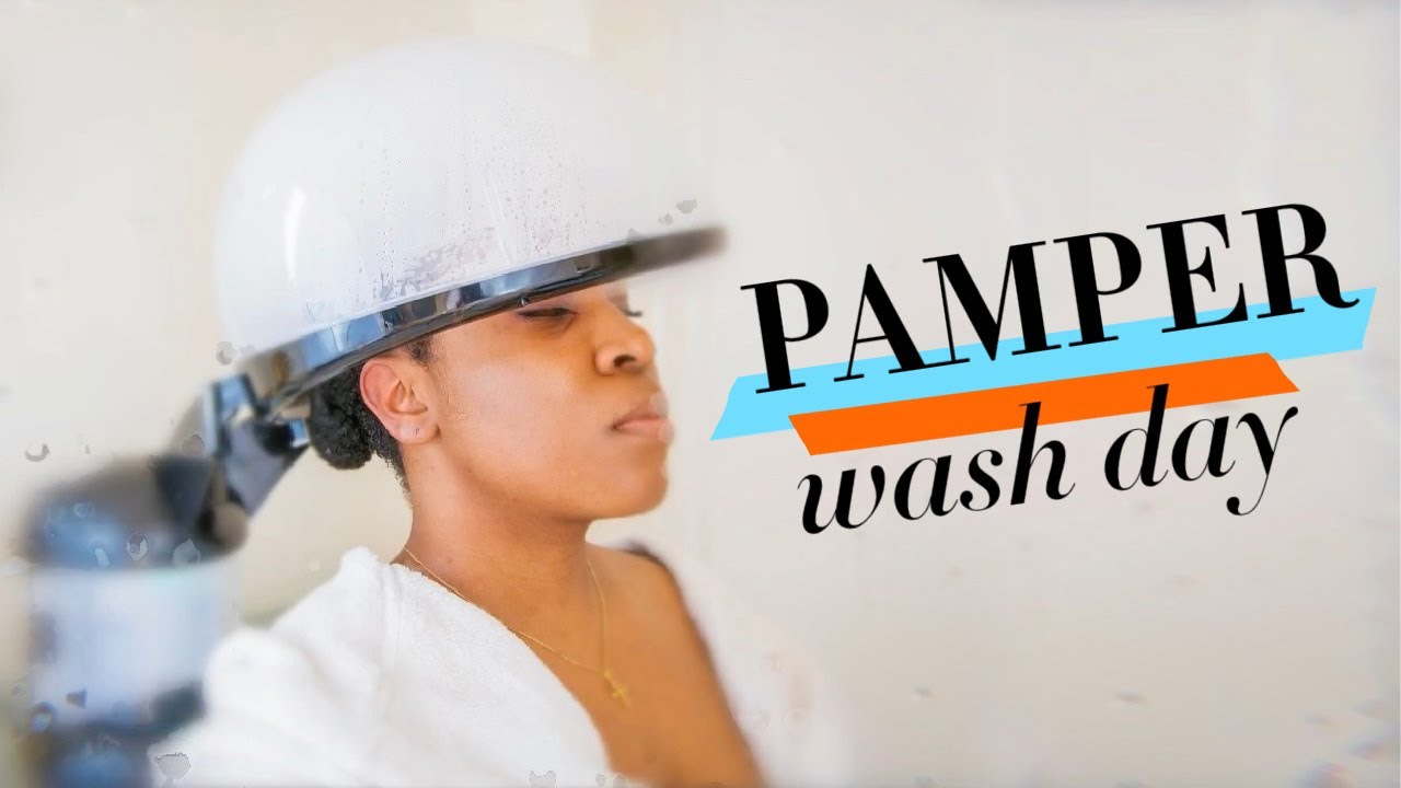 Natural Hair Wash Day AFTER BRAIDS // Super relaxing, extra TLC wash day from start to finish