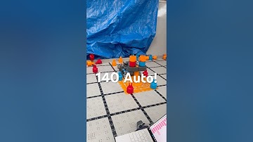 Unofficial WR! 140 point autonomous - Vex IQ Mix and Match #vex #robotics #shorts