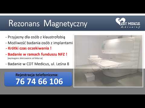 Rezonans Magnetyczny NFZ | CDT Medicus Lubin