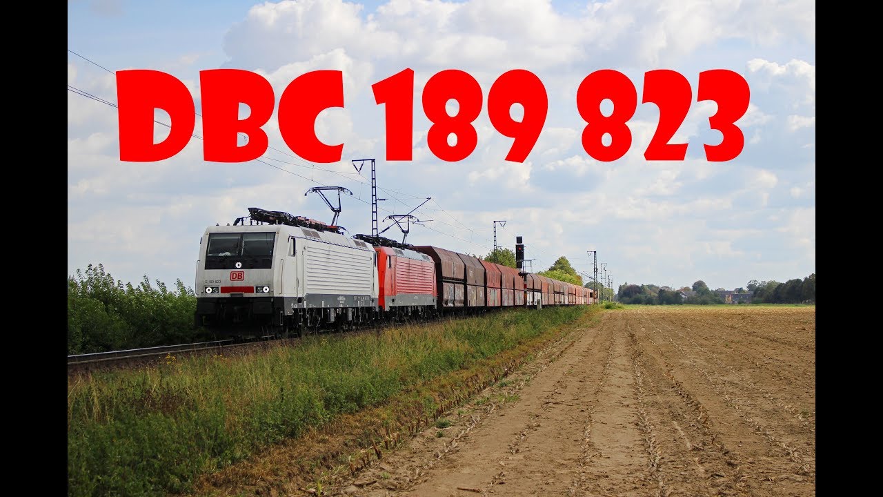 *Tyfoon* DBC 189 823 met kolentrein door Breyell!
