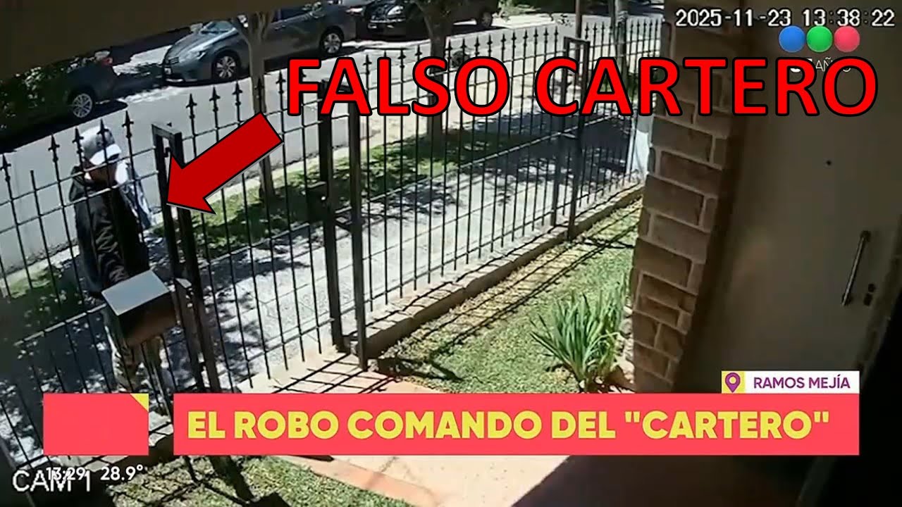 Escruche en Ramos Mejía: un cartero falso y dos ladrones | Telefe Noticias 26/11/2025