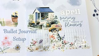 APRIL 2026 Bullet Journal Setup | Petals and Paws