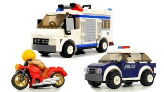 Build Lego Police Cars - Sluban M38-B0650, M38-B0652 Police Special Forces
