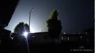 (Must see!) Lightning strikes transformer - Salem, Oregon - August 1st, 2014