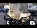 Another Golf Cart Project at the shop. This time an Electric 1986 Club Car DS. Another Barn Find.