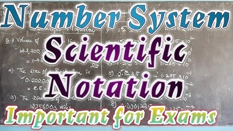 TN 8th Maths|Number system|Scientific Notation|In tamil