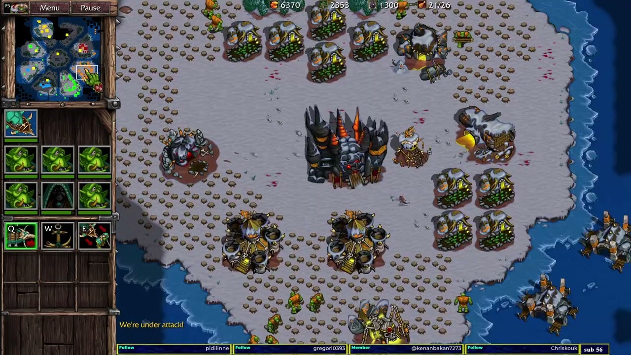 Warcraft 2 Remastered Octopus Isle 3v3