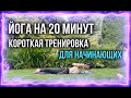 Йога для новичков на 20 минут
