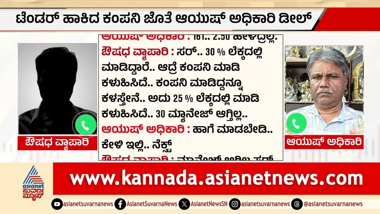 ಆರೋಗ್ಯ ಇಲಾಖೆಯಲ್ಲಿ ಬ್ರಹ್ಮಾಂಡ ಭ್ರಷ್ಟಾಚಾರ | Health Scam | Medicine Corruption | Suvarna News