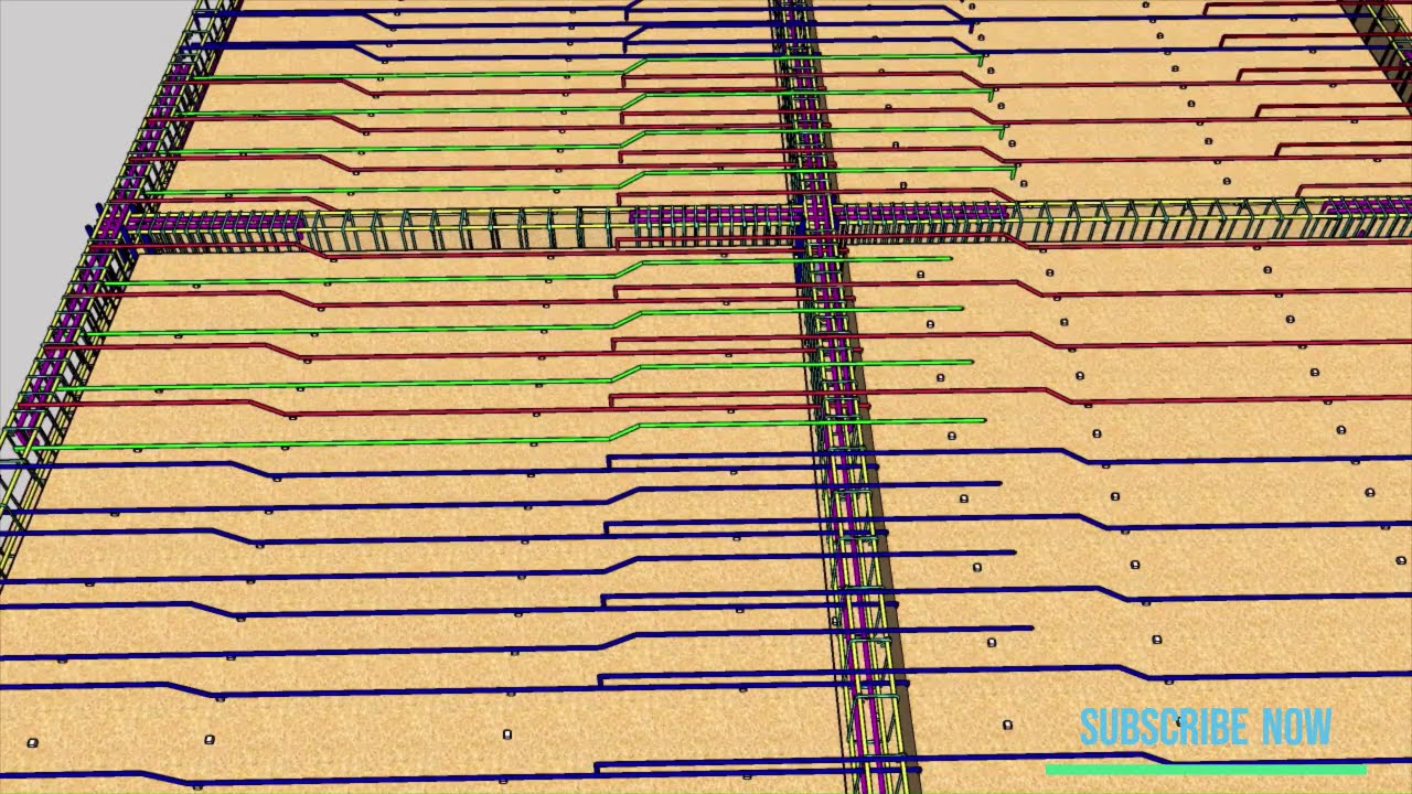 Combined One Way Slab and Two Way Slab (First Way)