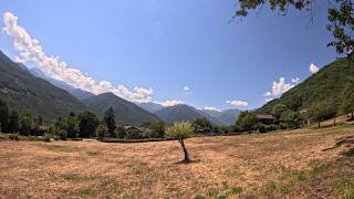 @59 - Moving eight meters long tree trunk, wild pet roe deer & run around the valley