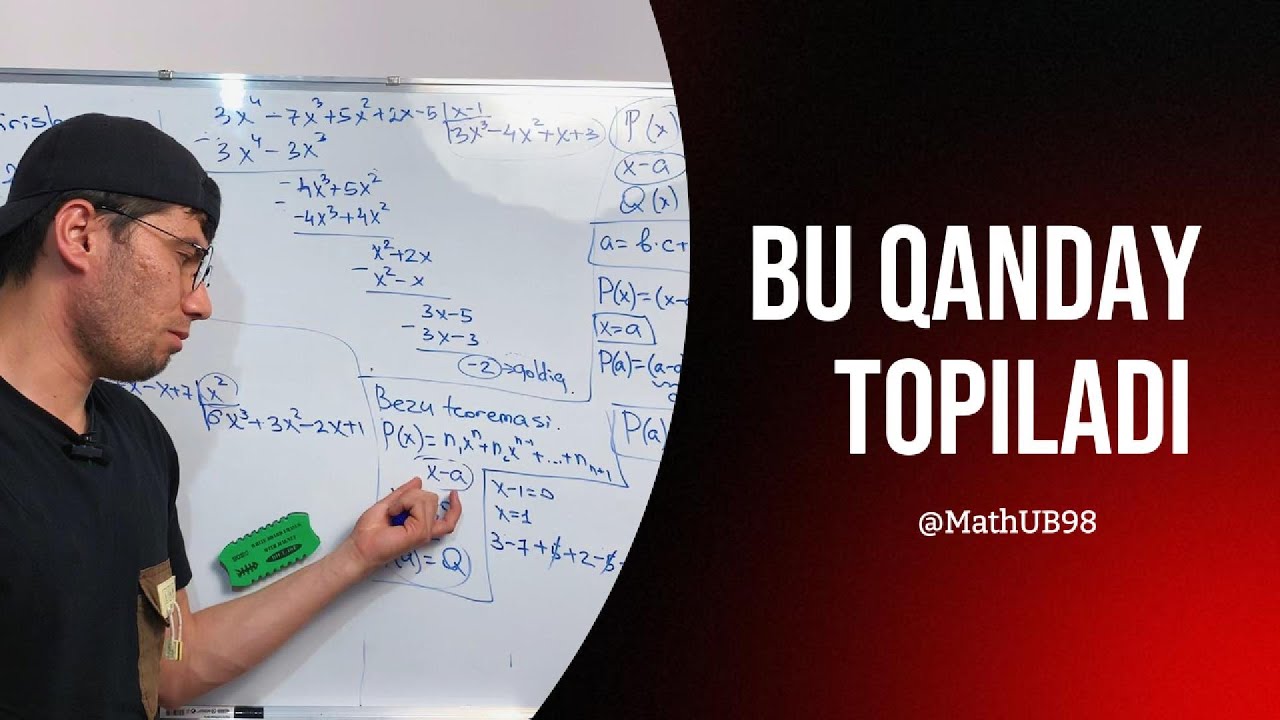 Ko'phadlar va birhadlar. Bezu teoremasi