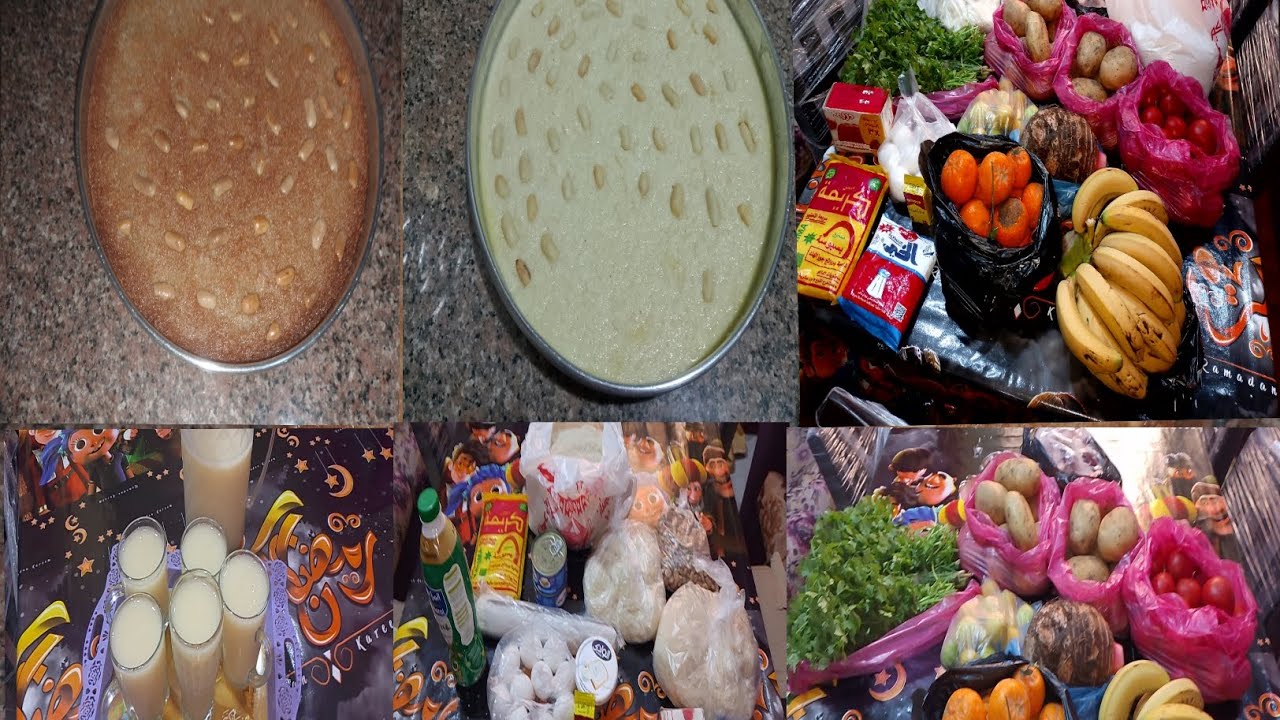 نزلت السوق وعمرت البيت ببركة ربنا وعملت أحلى صينية بسبوسة دايبة دوب 