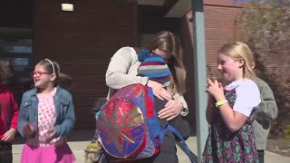 Maine boy battling brain cancer gets special welcome back to school | Get Uplifted