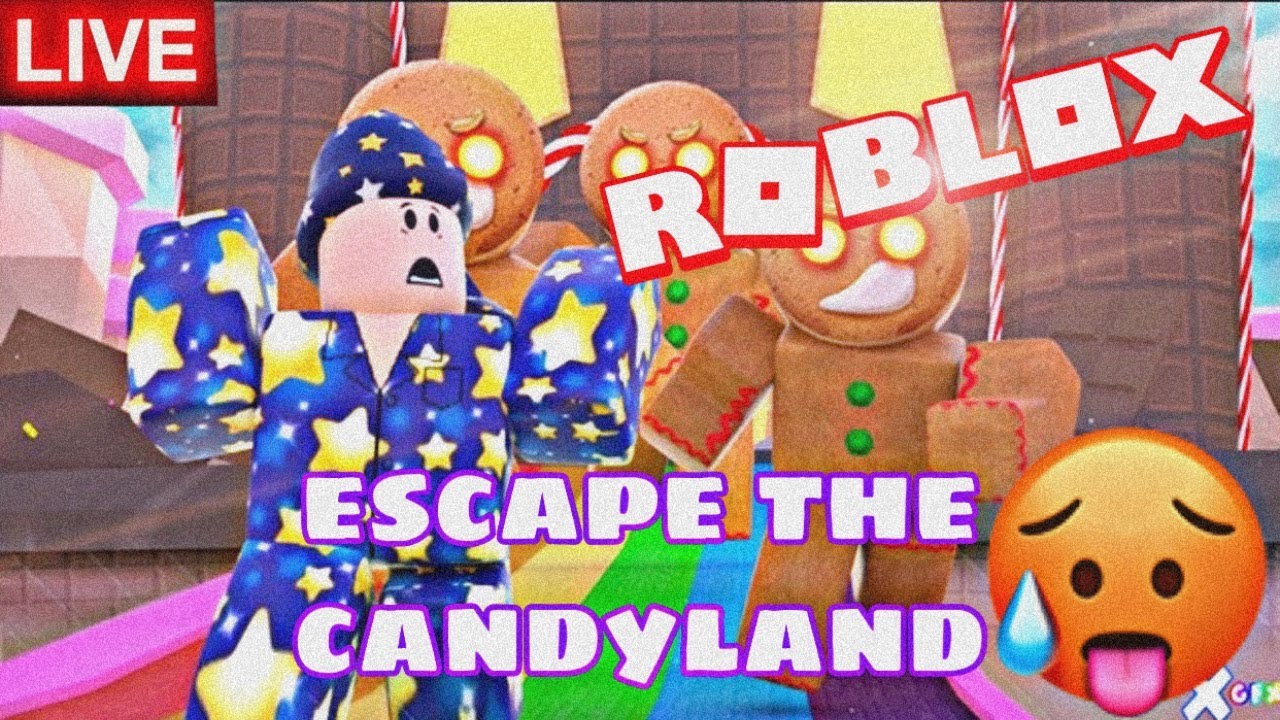 ** ESCAPE THE CANDYLAND** -- ROBLOX LIVE STREAM !! -- ROAD TO 100 SUBS ...