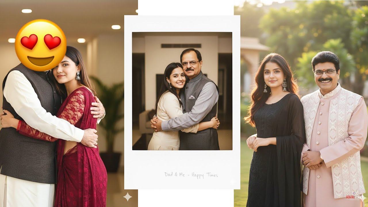 Father Daughter Ai Photo Gemini Prompts | How to make Realistic Father and Daughter Photo In Gemini