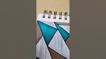 Cool Sharpie Mosaic  #art #sharpies #metalic